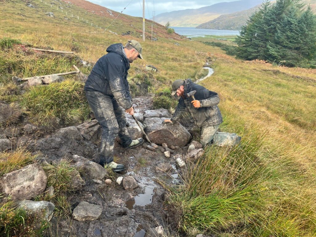 Cairngorms Wilderness Ltd have started work on the 3.2km of path in need of repair on An Teallach.